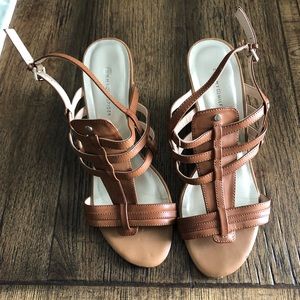 Tommy Hilfiger leather wedges